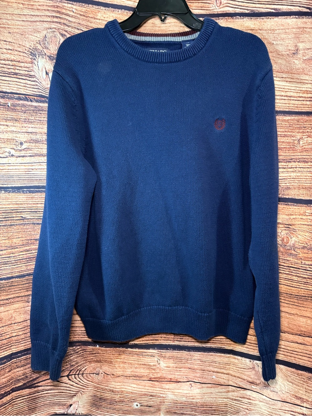 Chaps Men's Navy Blue Crewneck Sweater